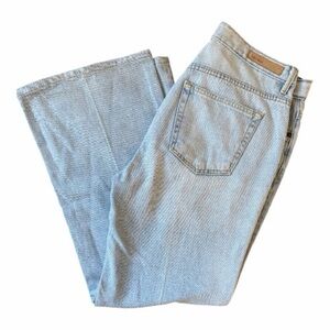 GRLFRND Sky Blue Wide Leg Jeans